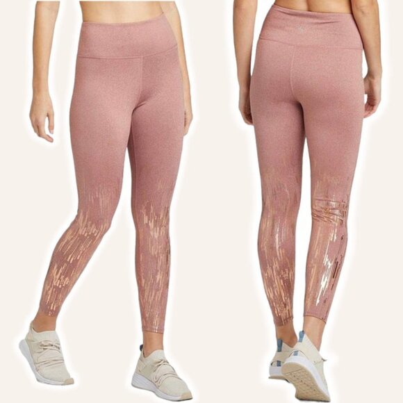 JoyLab Peachwood High-Rise 7/8 Shine Leggings Sz Small - Picture 1 of 6